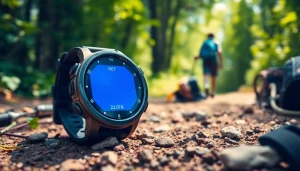Experience the features of the Explorer GPS Smart Watch on an outdoor trek.