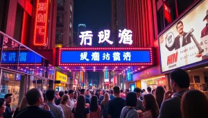 ดูหนังออนไลน์ ที่คนดูตื่นเต้นในโรงหนังกลางเมืองสมัยใหม่