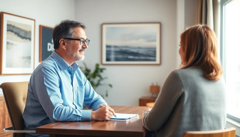 Engaging session with a German Psychiatrist in India in a calming office environment.