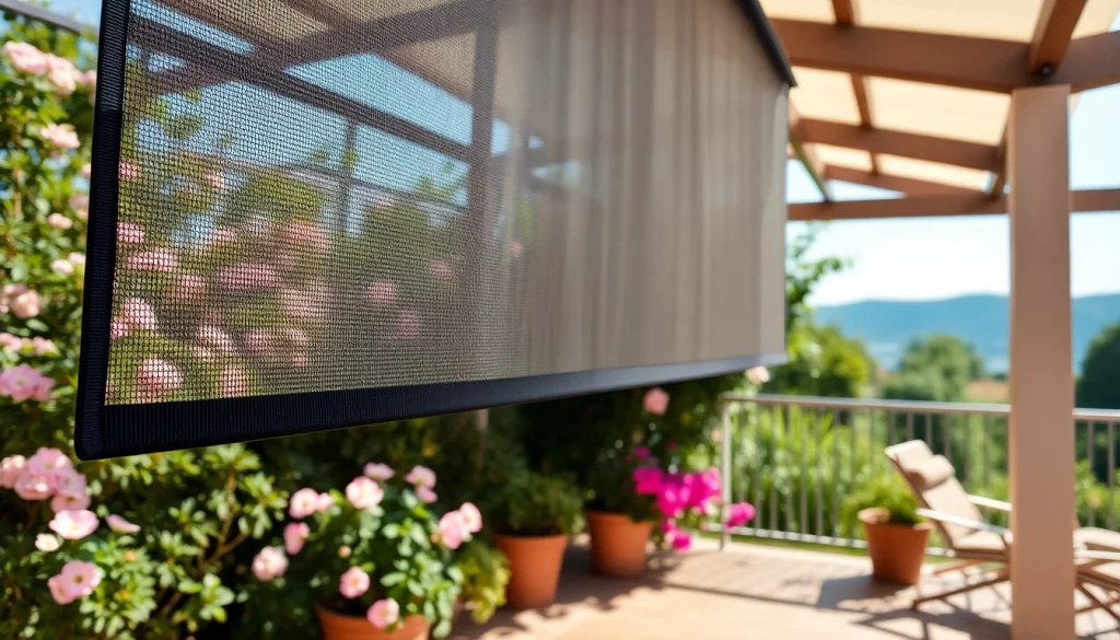 Zanzariere elegante per la protezione dagli insetti in un ambiente naturale e soleggiato.