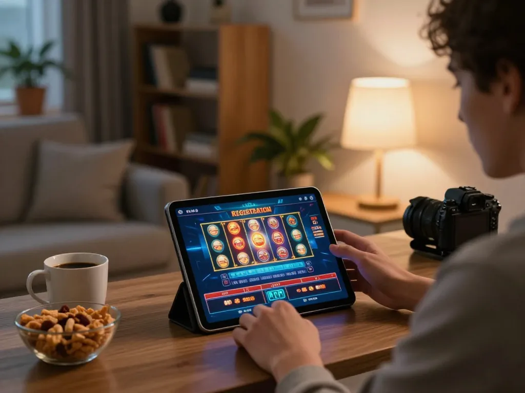 Engage in casino gratis senza registrazione while enjoying an online gaming experience at home.