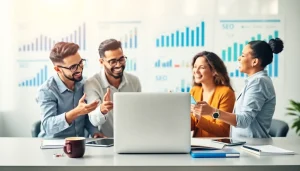 Team optimizing chatgpt seo optimization strategies in a collaborative workspace.