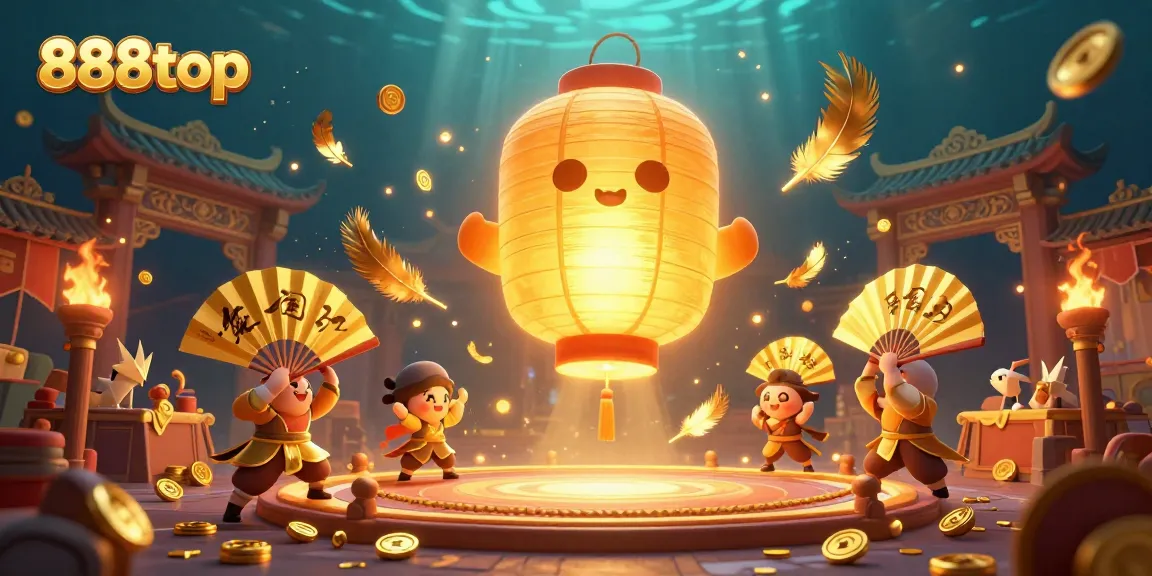 Engage in thrilling experiences with 888top's vibrant casino scene featuring dynamic characters and golden symbols.