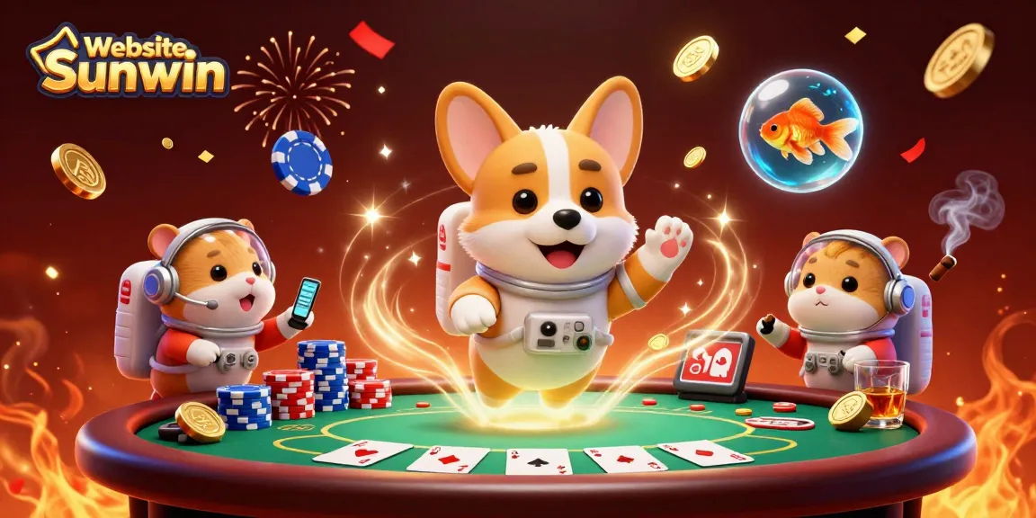 Experience thrilling gaming at Website Sunwin with a vibrant space station casino setting featuring unique characters.