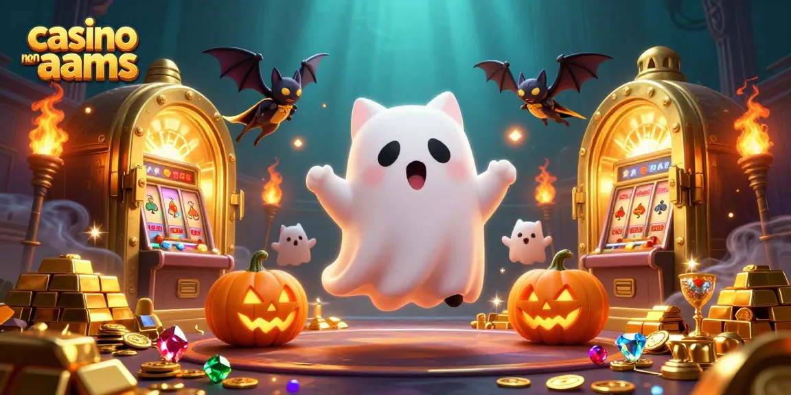 Gioca nei migliori casinò non AAMS con un gatto fantasma e simboli luminosi.