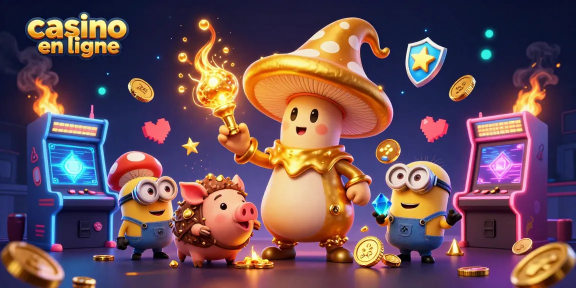 Profitez des jeux captivants sur le casino en ligne avec un magicien et ses précieux trésors.
