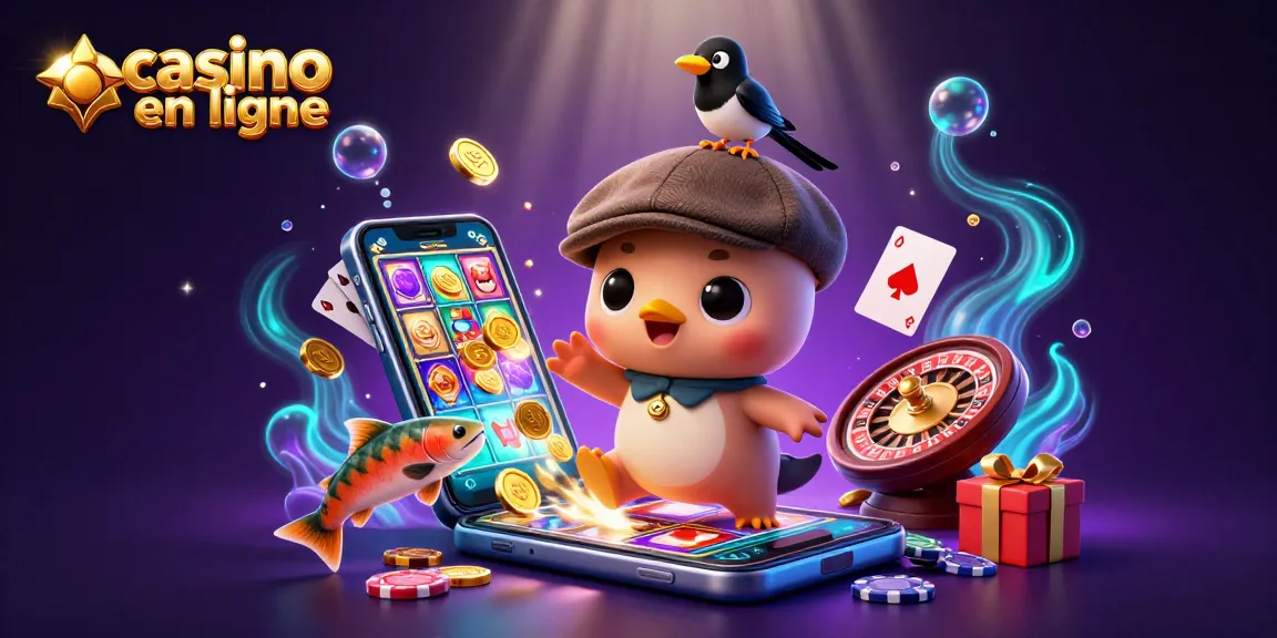 Jouer dans un casino en ligne avec des éléments colorés et dynamiques de jeux de casino