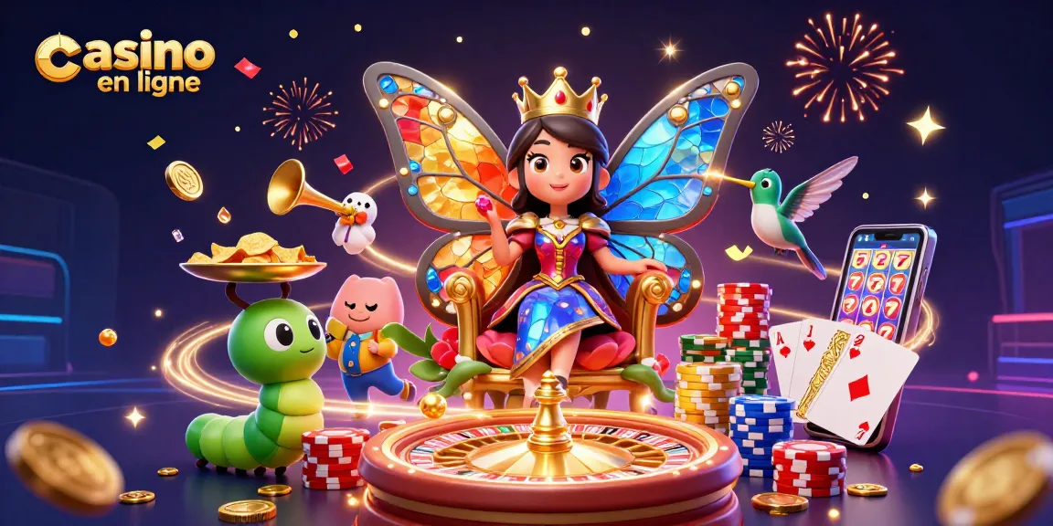 Visitez le casino en ligne avec des personnages de dessins animés et une ambiance festive luxueuse.