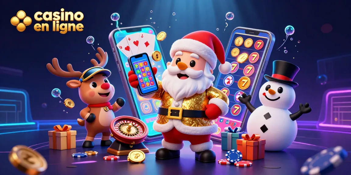 Découvrez le monde captivant du casino en ligne avec ce Santa et ses amis.